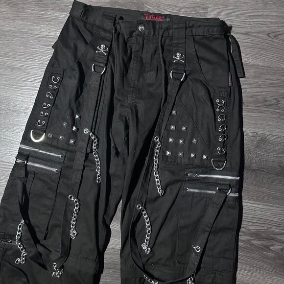 Mens / Unisex Tripp NYC Pants Sz L Black Excellent Condition - Picture 3 of 14